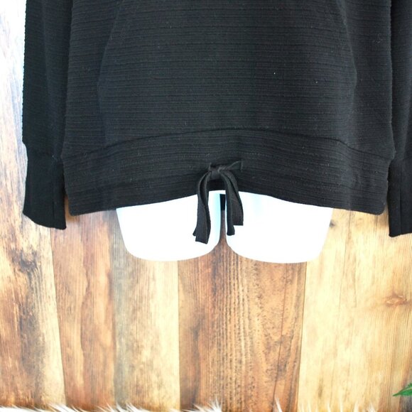 Grace & Lace Women's XS Black High Neck Pullover - Picture 3 of 4